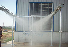 水霧墻噴灑性能參數(shù)試驗(yàn)